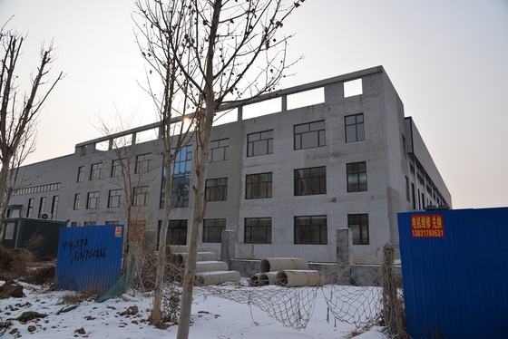 Traditioneller errichtender Stahlrahmen der Stahlkonstruktions-Werkstatt-Q355 Q235