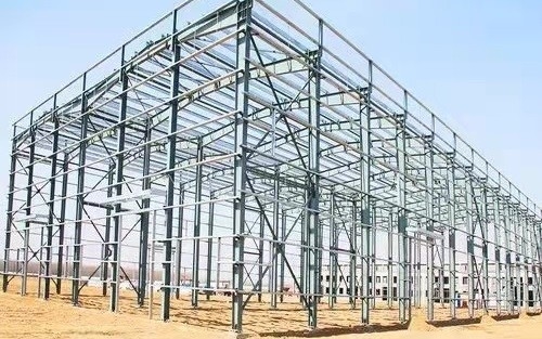 Verschüttete landwirtschaftliches errichtendes Stahlvieh Q235 Q345 Metallvieh-Yards