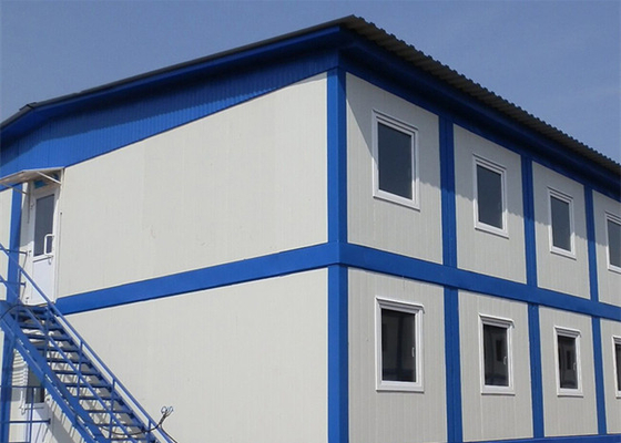 Hohe Haltbarkeits-vorfabrizierte helle Messgerät-Stahlrahmen-Haus-einfache Installation