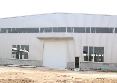 Effiziente Lagerlösung Stahlkonstruktion Lagerhaus Hot Dip Galvanized mit Rolltür