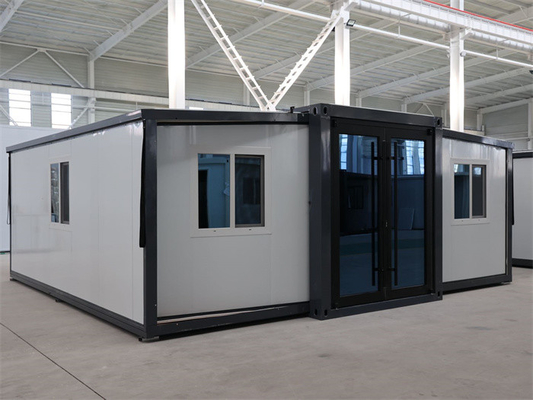 Mobilklappbares, erweiterbares Containerhaus Doppelflügelvorgefertigt, modular, vielseitig