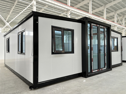 Mobilklappbares, erweiterbares Containerhaus Doppelflügelvorgefertigt, modular, vielseitig