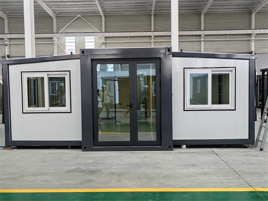 Mobile Flat Pack Fold Vorgefertigtes Modularhaus Versandbüro Container anpassbar