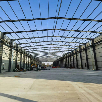 Vorgefertigte Lagerhallen Metallgebäude Stahlkonstruktionswerkstatt
