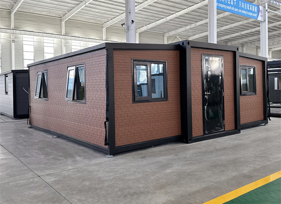 20 Fuß roter Ziegelmuster Expansionscontainerhaus