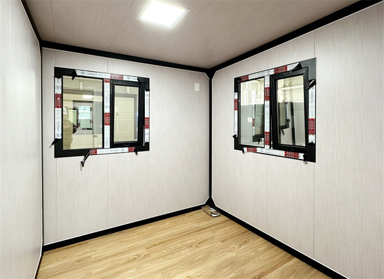 20 Fuß grauer geschnitzter Brett Expansion Containerhaus
