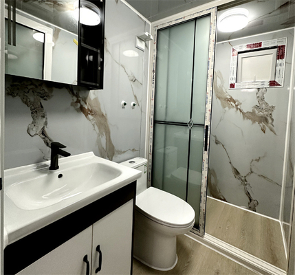 20 Fuß Ivory weißer erweiterter Containerhaus mit Bad