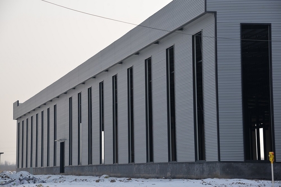 Logistik-Park fertigte Stahlkonstruktion Q235B vorfabrizierte Metalllager besonders an