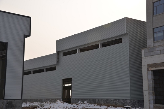 Stahlrahmen-Lager-Bau-vorfabrizierte industrielle Halle Soems Q345B