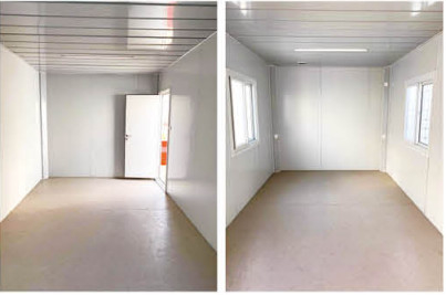 Vorfabriziertes tragbares bewegliches kleines Haus-Luxusflachgehäuse-Behälter-Haus