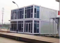 Drei Schlafzimmer-faltbares Behälter-Haus-kleine dehnbare modulare vorfabrizierthäuser