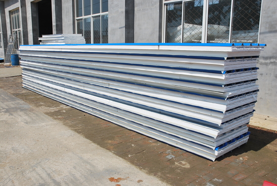 Geschoss-vorfabriziertstahlkonstruktions-Lager-Bau Q355B 50m2 zwei