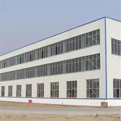 Gemalte Leichtgewichtler galvanisierte Stahlkonstruktions-vorfabrizierte modulare Werkstatt