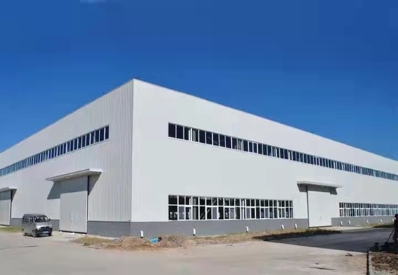 LANGE-bewirtschaften große Stahlrahmen-Gebäude vorfabriziertes helles Stahlrahmen-Haus
