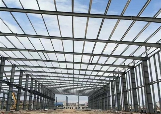 Seismisches metalllager-Antigebäude der Stahlkonstruktions-Werkstatt-Q345B Q235B Fertig